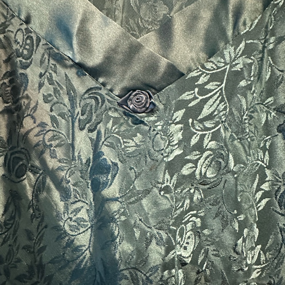 Rare NWT Vintage Y2K Era Secret Treasures Turquoise V-Neck Chemise Size Medium - Picture 5 of 7